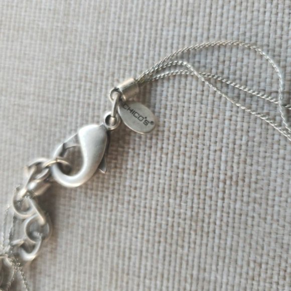 Chico's Multi Strand Colorful Beaded Necklace - Picture 3 of 3